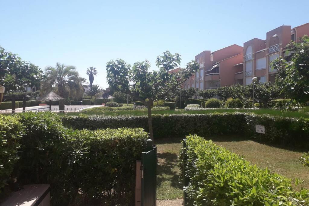 Nid Douillet F2, Clim, Jardin, Piscine, Parking, Plage 200 M Palavas エクステリア 写真