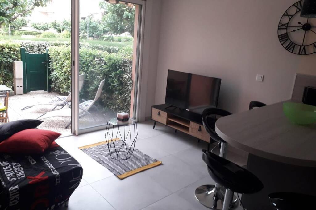 Nid Douillet F2, Clim, Jardin, Piscine, Parking, Plage 200 M Palavas エクステリア 写真